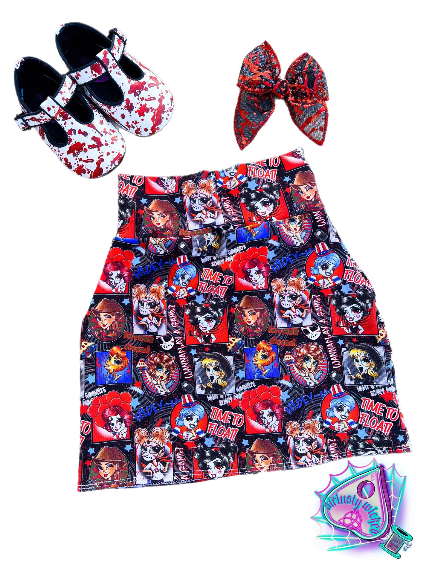 Kids High Waist Skirt