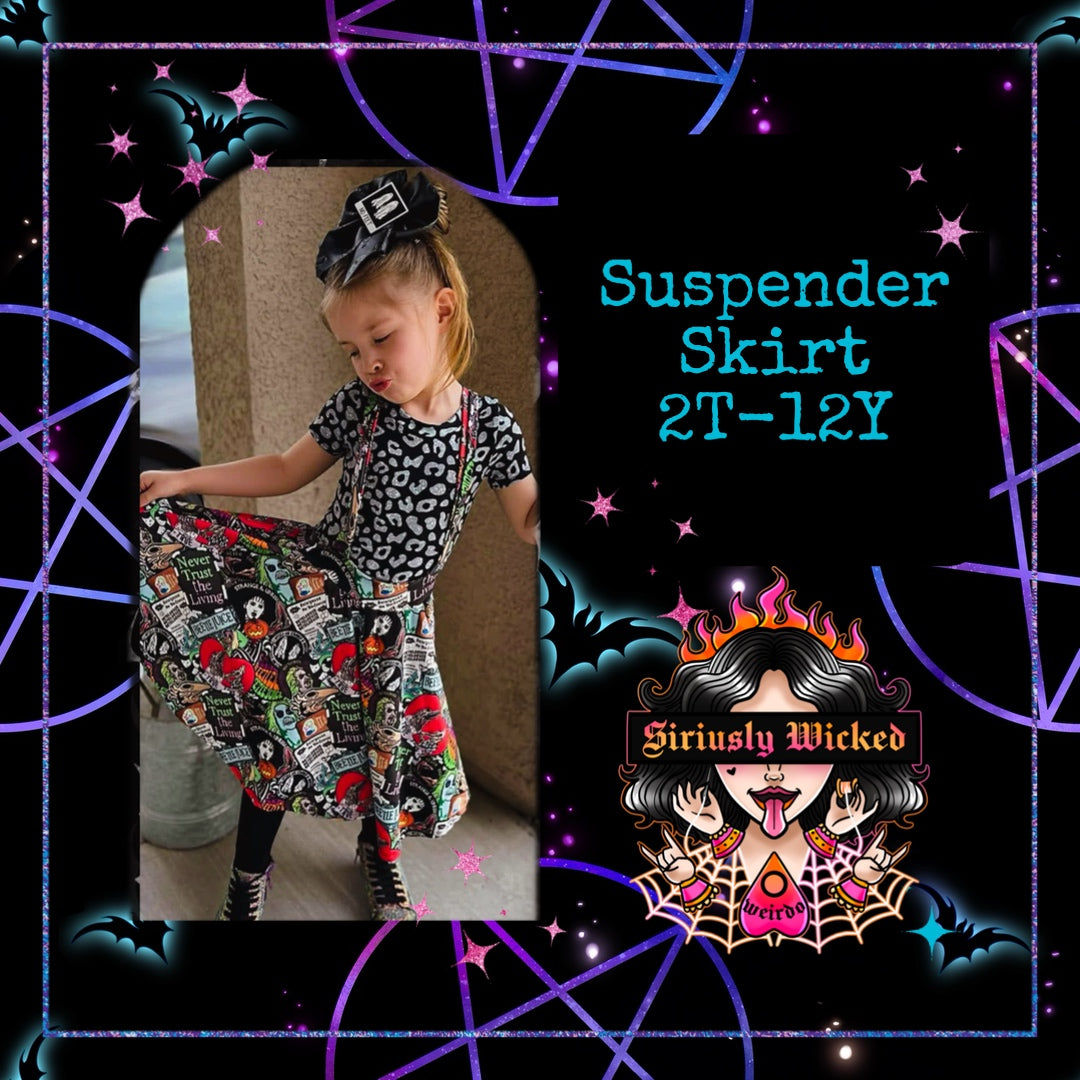 Kids Suspender Skirt