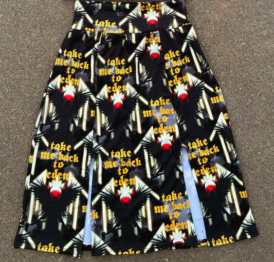Jaded Knee Skirt: Sz Small ST Eden