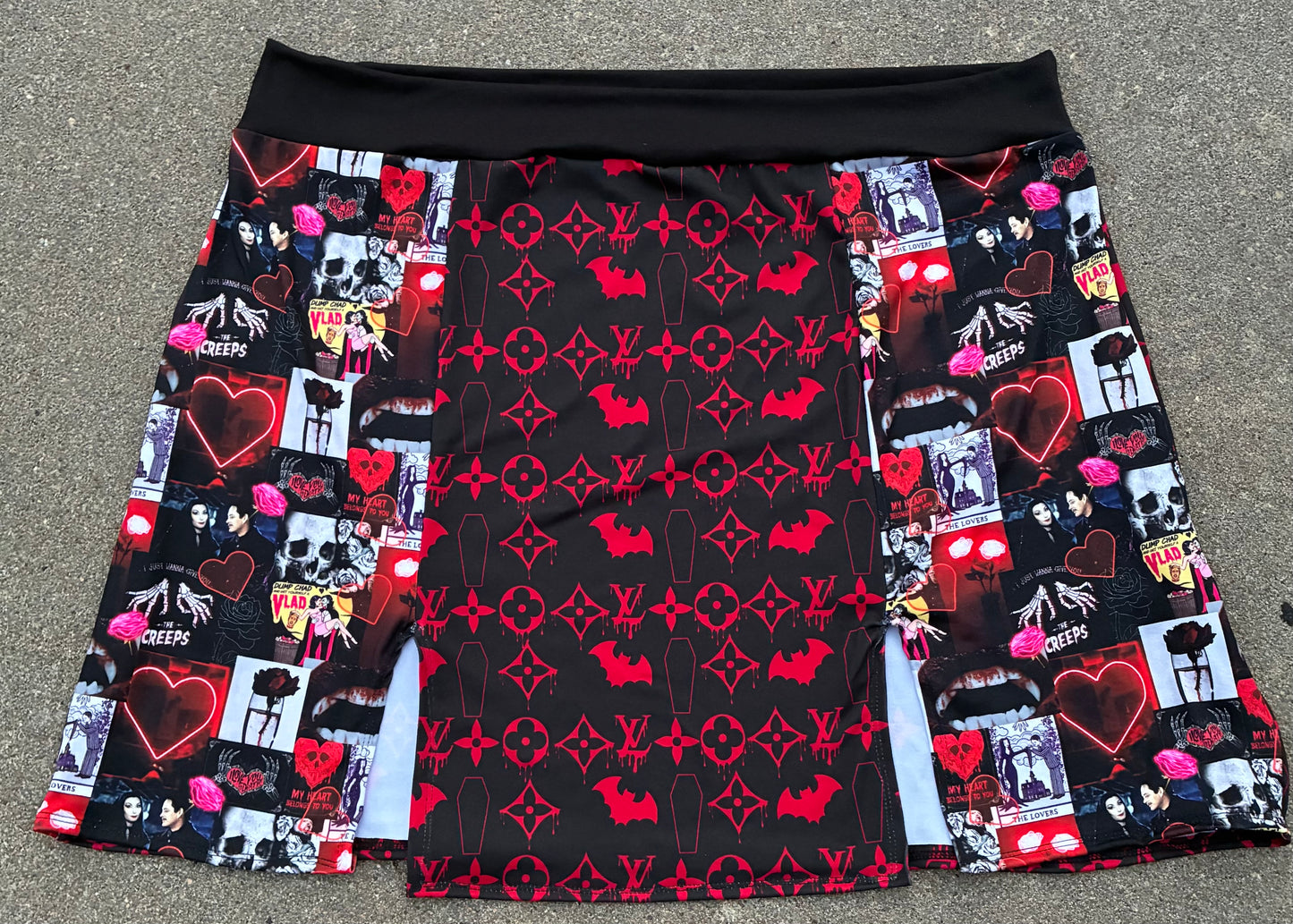 Jaded Mini Skirt: 3X LV Bat Creeps