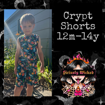 Kids Crypt Shorts