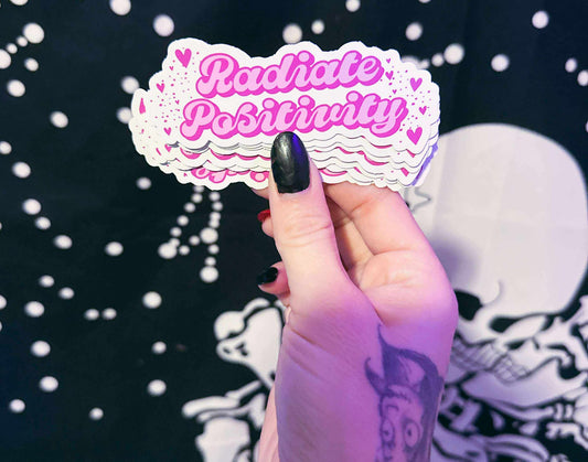 Radiate Positivity Sticker
