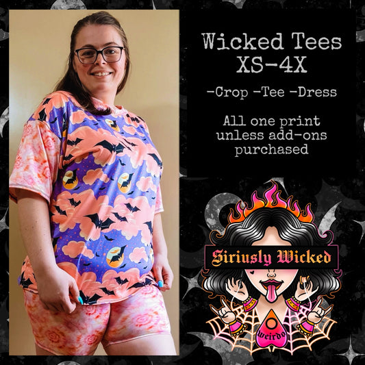 Wicked Tee-Crop, Tee, & Dress