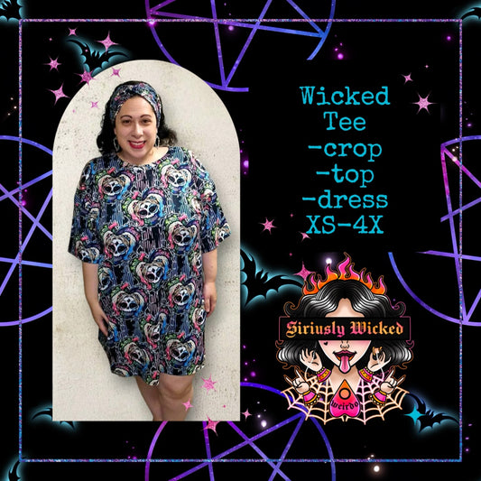 Wicked Tee-Crop, Tee, & Dress