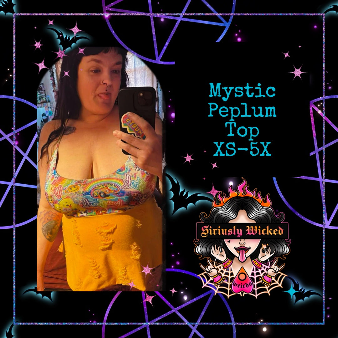 Mystic Peplum Top