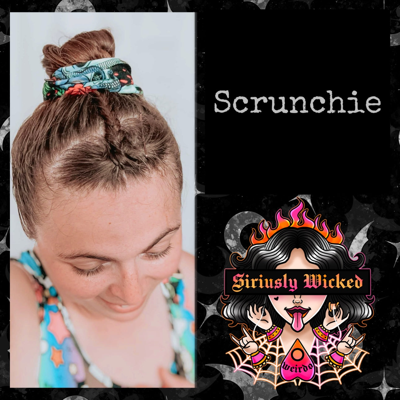 BeetleJ Stripe Scrunchies