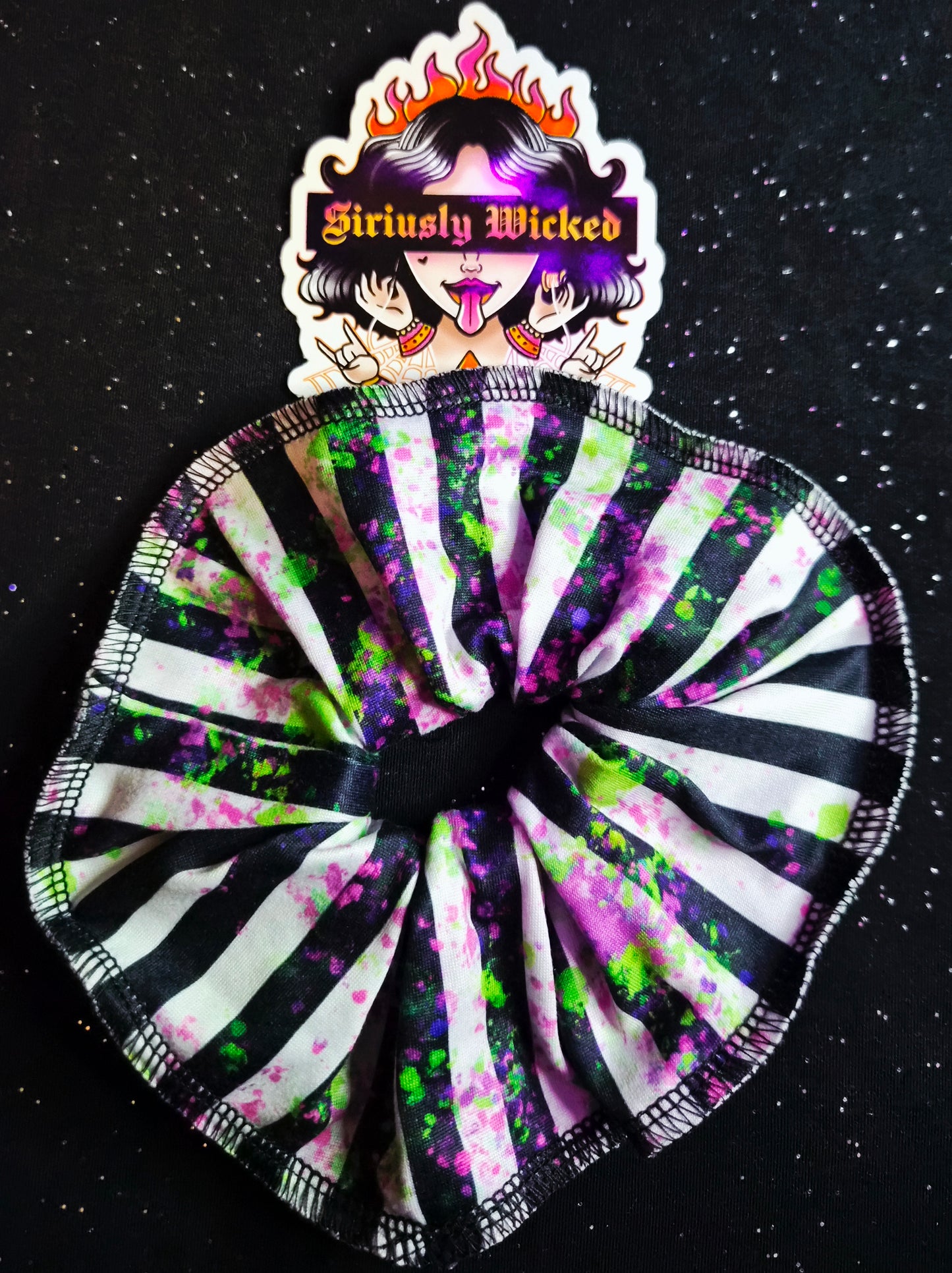 BeetleJ Stripe Scrunchies