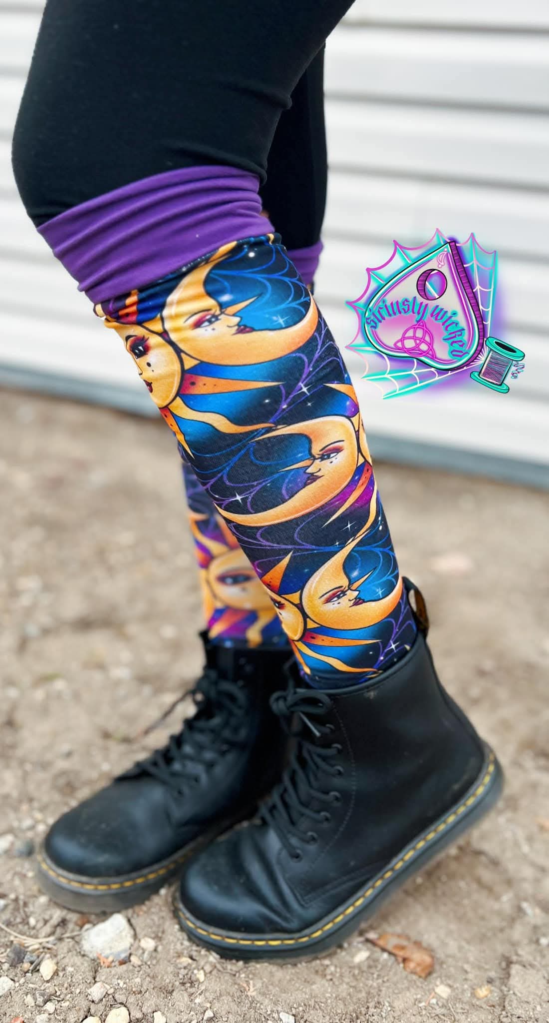 Celestial Library Knee High Socks-M 7/8