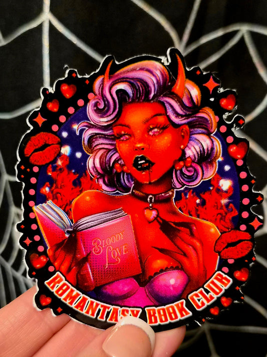 Smutty Babe-Black Sticker