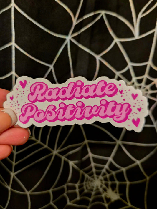 Radiate Positivity Sticker