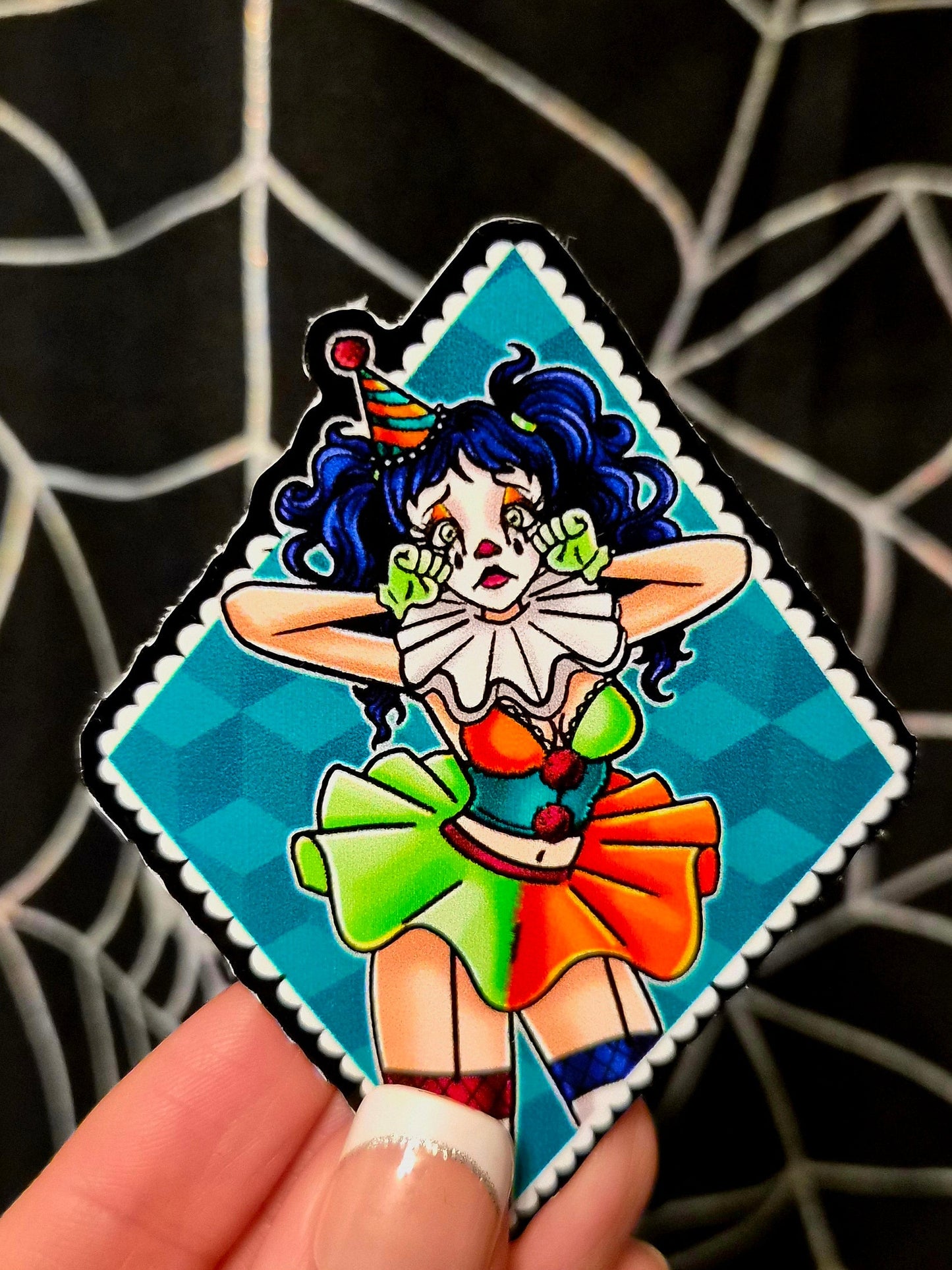 Clown Babe Sticker