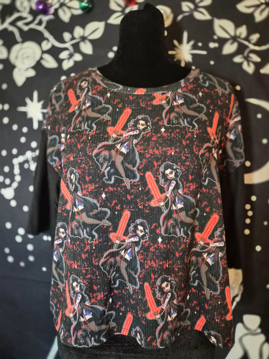 Adult XS-Kylo Babe Ex-Wicked Tee Crop-thin rib