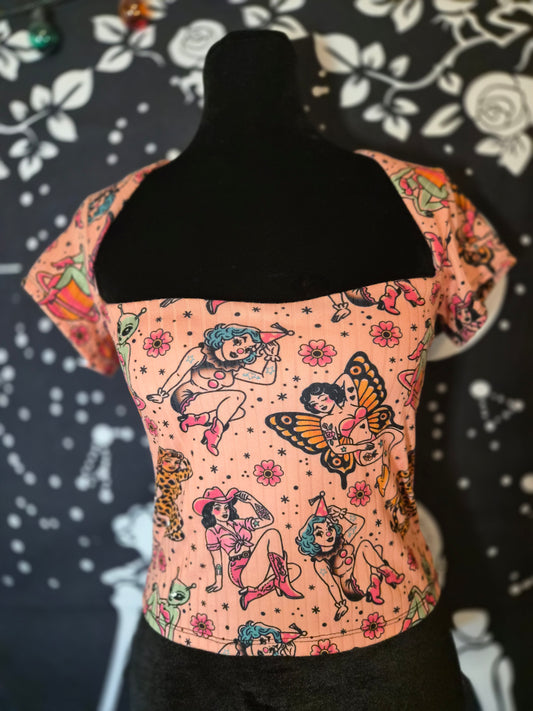 Adult XS-Costume Ghouls-Heart Breaker Crop B/C Cup