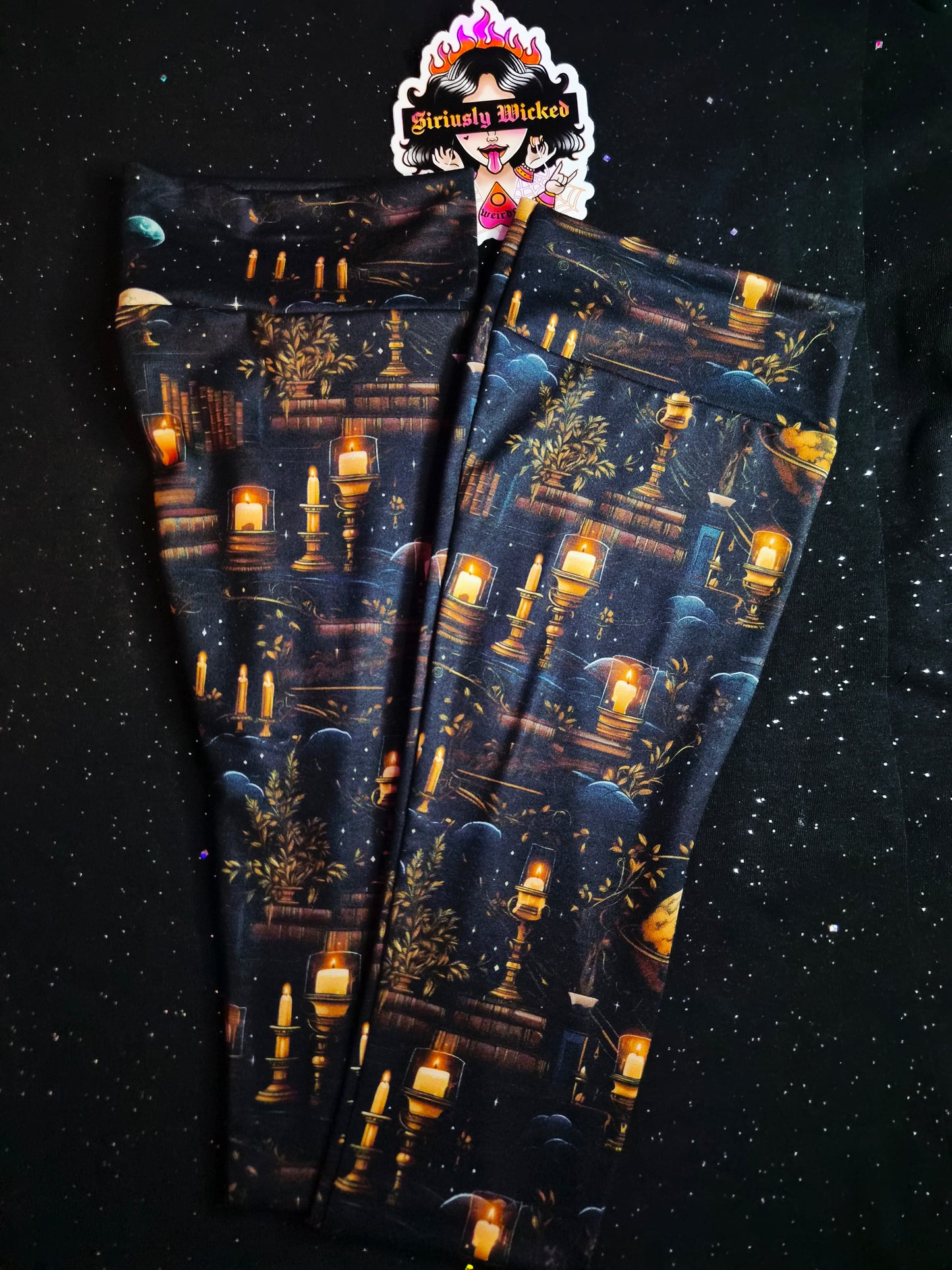 Celestial Library Knee High Socks-M 7/8