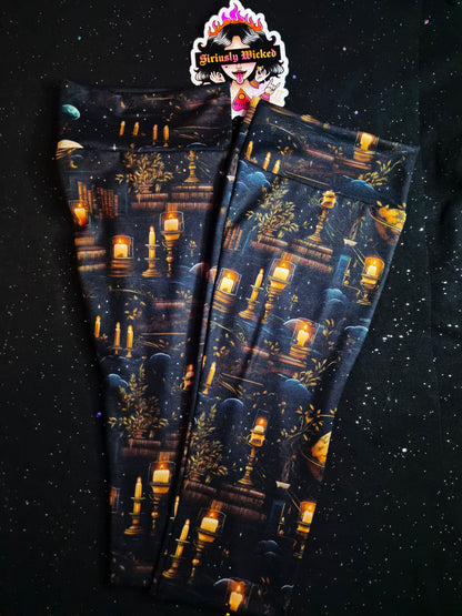 Celestial Library Knee High Socks-M 7/8