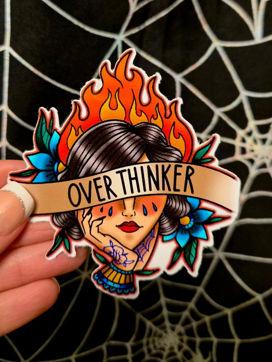 Overthinker Sticker