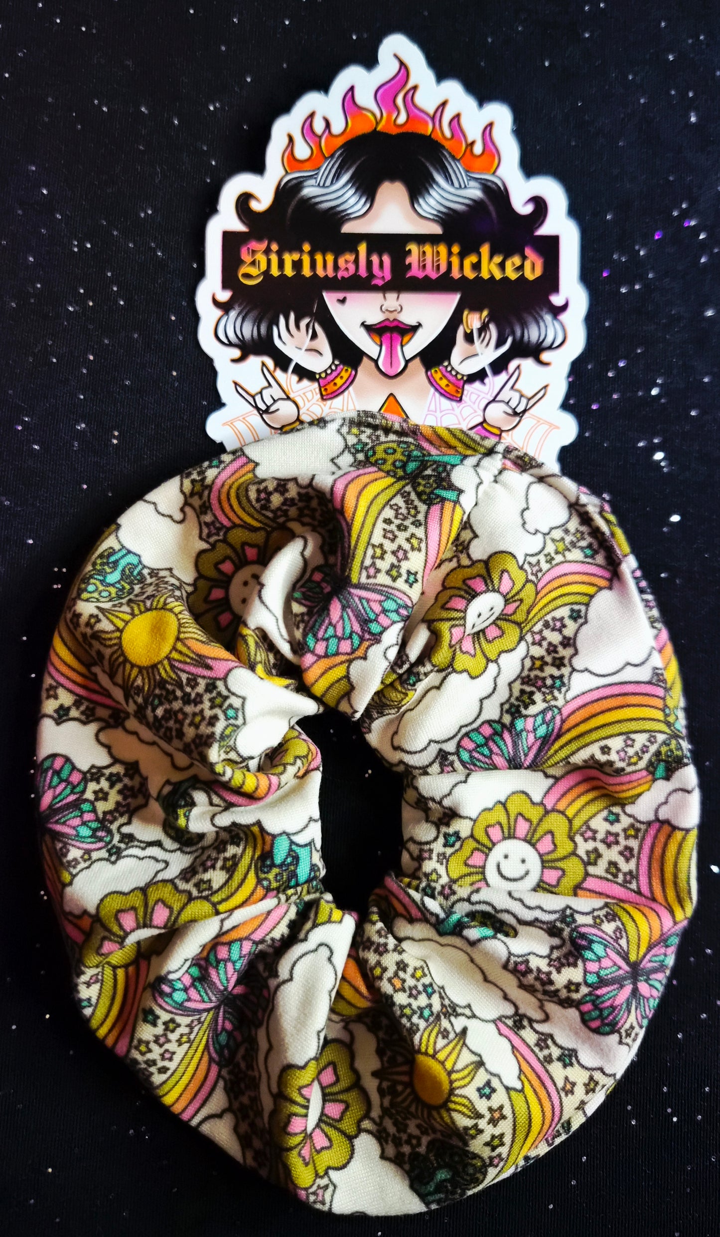 Over the Rainbow Closed Hem Scrunchies