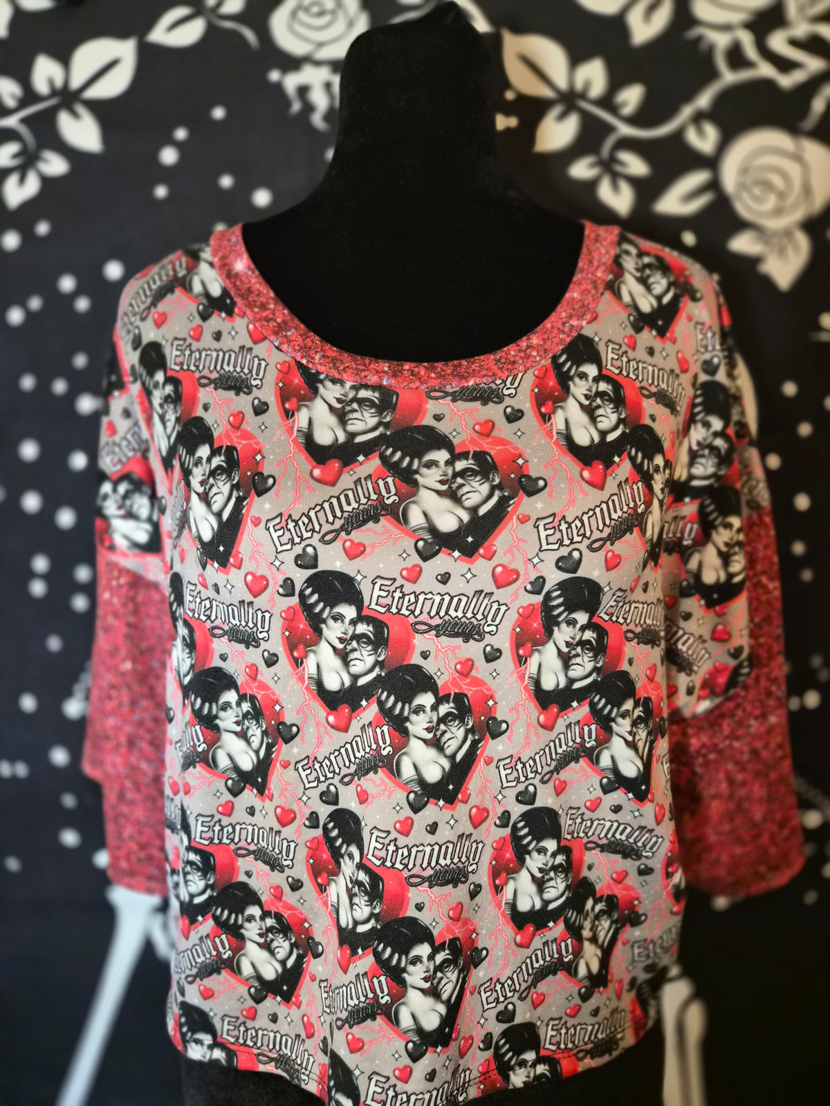 Adult XS-Eternally Yours-Wicked Tee Crop